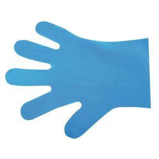 Vegware komposterbara handskar matberedning blå - medium
