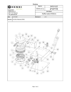 Hendi Waffle maker - large grate 212127 212127 - merXu - Negotiate