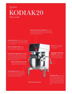 Varimixer VHOOK-20K 20 Qt. Kodiak Dough Hook Stainless Steel