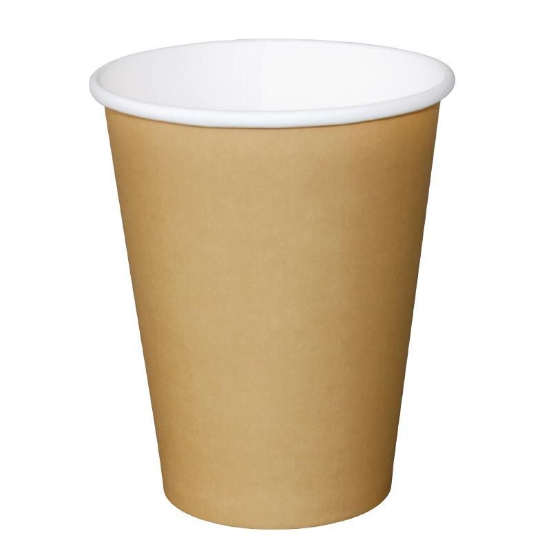 Tasses à café jetables Fiesta Kraft à paroi simple 340 ml / 12 oz