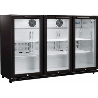 Refrigerador de barra Husky - 3 portas - 301 litros - preto