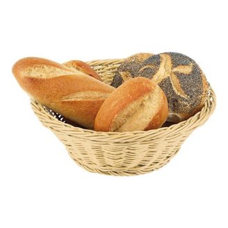 Cesta de pão redonda - vime - Ø 19 cm