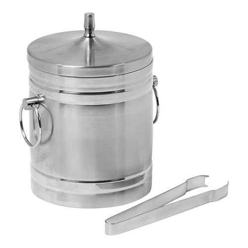 Ice cube bucket 3 liter stainless steel